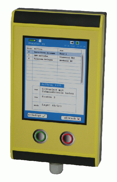 Staplerleitsystem Neue Rufstelle IQ200